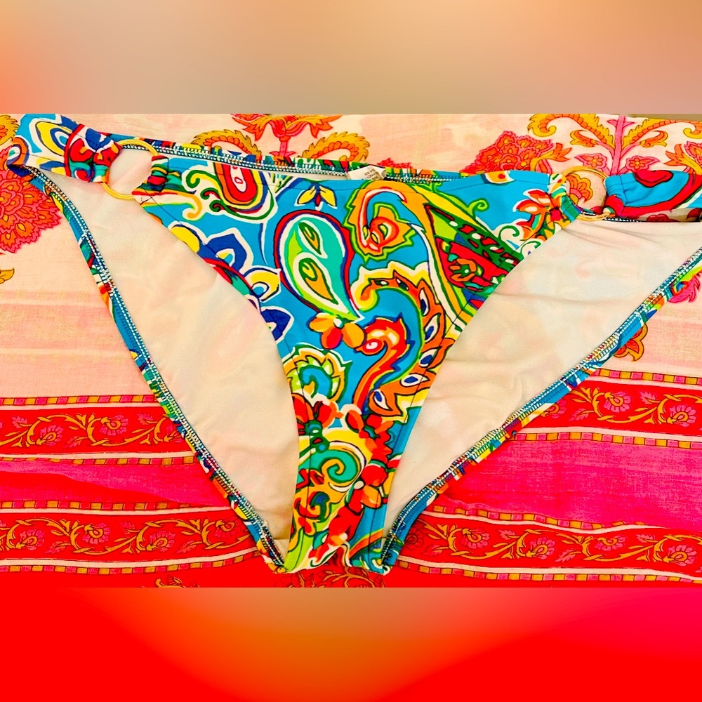 Vintage Ralph Lauren, hipster, bikini, bottom multi colors, absolutely beautiful